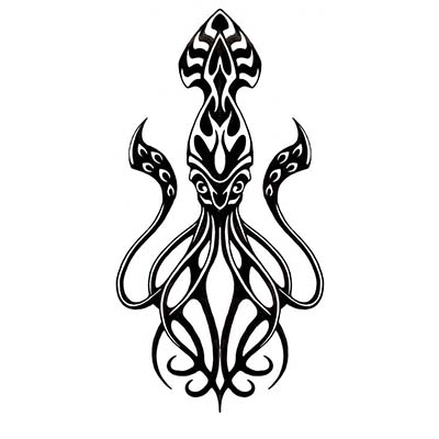 Octopus Design Water Transfer Temporary Tattoo(fake Tattoo) Stickers NO.11397